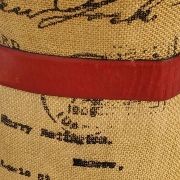 Vintage Red‎ Western style leather Belt S- M - Picture 3 of 11